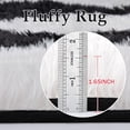 thumbnail image 2 of Checkered Rug 8x10 Living Room Black White Modern Shag Rug Washable Large Area Rug Soft Fluffy Indoor Carpet Fuzzy Vacuumable Rugs for Bedroom Home Decor Non Slip, 2 of 5