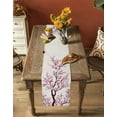 thumbnail image 3 of Japanese Style Sakura Table Runner Wedding Decoration Cotton Linen Table Runner for Holiday Party Kitchen Table Decor, 3 of 4
