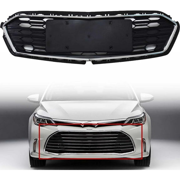 munirater Automotive Front Bumper Grilles Replacement for 2016 2017 2018 Avalon