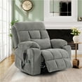 thumbnail image 2 of LEGAHOME Oversize Lift Recliner Chair, Electric Power Lift Chair with Heated and Massage Function, Large Fabric Recliner with Remotes & Cup Holders, Wide Seat Lounge Sofa for Big and Tall, Gray, 2 of 12