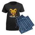 thumbnail image 5 of CafePress - I Love Sushi Women's Dark Pajamas - Women's Short Sleeve Print T-Shirt and Pants Dark Cotton Pajama Set, 5 of 7