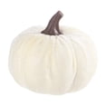 thumbnail image 7 of Ouuluon Halloween Artificial Pumpkins, Realistic Reusable Mini Fake Pumpkins, White 3x3in Compact Faux Pumpkins for Fall Thanksgiving Table Shelf, 7 of 7