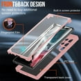 thumbnail image 4 of for Samsung Galaxy S22 Ultra Clear Case, 360° Full Body Protective Shockproof Anti-Scratch Cover Galaxy S22 Ultra, Slilcone TPU Slim Thin for Samsung S22 Ultra Front + Back Dual Layer Protection, 4 of 7