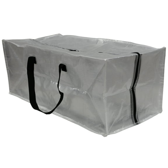 Mainstays Heavy Duty 20 Gallon Clear Storage and Moving Bag with Dual Handles and Straps