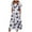 Black 1, variant on Pisexur Women's Floral Beach Dress Casual V Neck Swing Loose T-Shirt Dress Summer Short Sleeve Tunic Dresses with Pockets