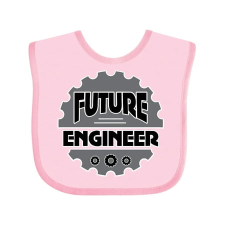 

Inktastic Future Engineer Boys Girls Engineering Gift Baby Boy or Baby Girl Bib