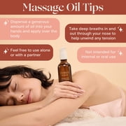 Foria Massage Oil with Organic Botanicals, Intimacy Collection, 3.9 oz
