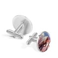 thumbnail image 3 of Labour Day Formal Attire Essential: Stainless Steel Men's Cufflinks Set for Suits and Dress Shirts, 3 of 6