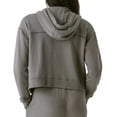 thumbnail image 2 of Bass Outdoor Womens Hibernate Half Zip Hoodie Top Peat L, 2 of 3