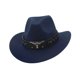 thumbnail image 4 of Sombrero de vaquero Yinane con protección solar Azul oscuro, 4 of 8