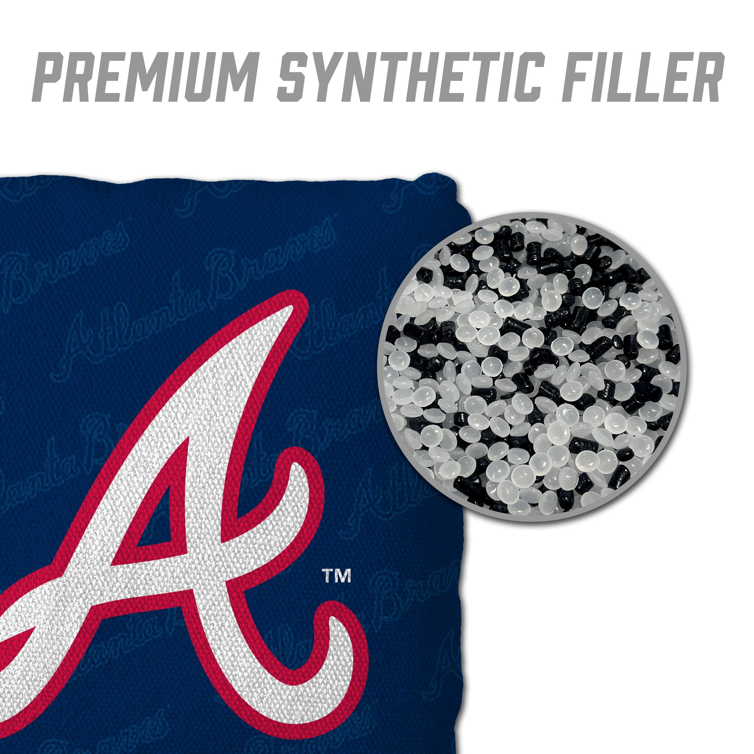 MLB Atlanta Braves Cornhole Bags - 4PK - Blue