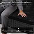 thumbnail image 6 of KOW 14-inch Hybrid Gel Memory Foam Full Size Mattress in a Box, Medium Firmness, Cooling & Comfort, 6 of 11