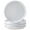 White, variant on Ceramic Dinner Plates Set of 4, 10 Inch Stoneware Plates, Microwave Dishwasher Oven Safe, Scratch Resistant White Plates for Pasta, Salad, Steak & Kitchen Dining