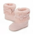 thumbnail image 4 of Baby Boots Infant Toddler Boys Girls Ankle Booties Little Kids Winter Shoes for Indoor Outdoor Walking Warm Shoes, 4 of 5