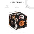 thumbnail image 4 of Lsque Different Breeds Of Dogs Printed Tissue Box Cover Holder, Facial Paper Organizer Dispenser,Square with Bottom Belt, PVC Leather Decorative Organizer, 4 of 8