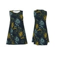 thumbnail image 7 of Lsque Sunflowers Pattern Summer Dresses for Women – Sleeveless T-Shirt Swing Sundress, Perfect for the Beach and Casual Days, 7 of 7