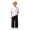 Black@GC@, variant on CONZONE Kids Boys Uniform Sweatpants Wide Leg Sweat Pants for Child Elastic Waist Back To School Athletic Jogger Pants with Pockets