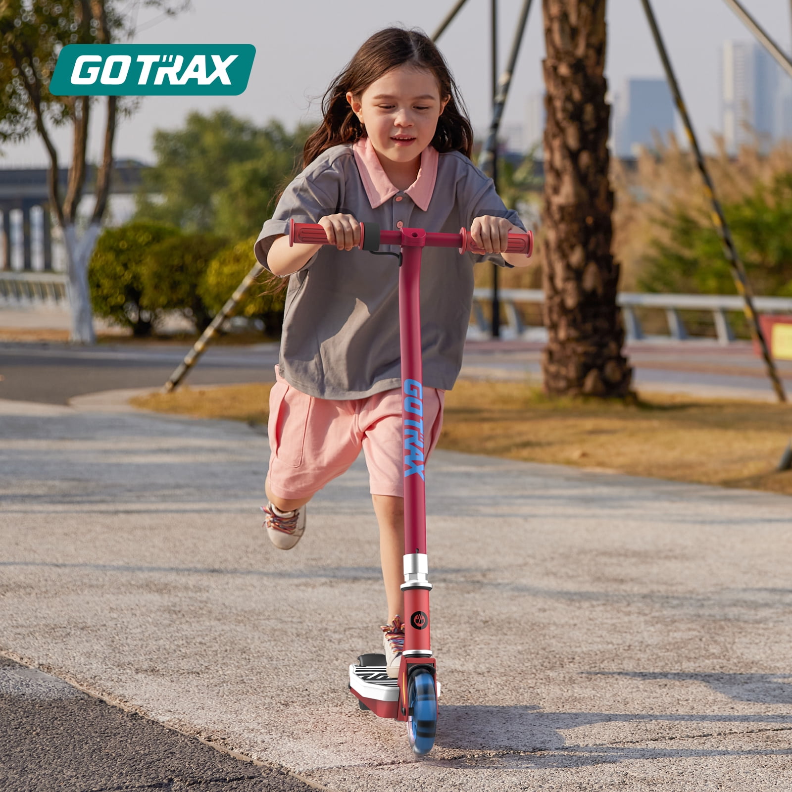 GOTRAX Scout Light Up Kids’ Electric Scooter for Ages 4-7