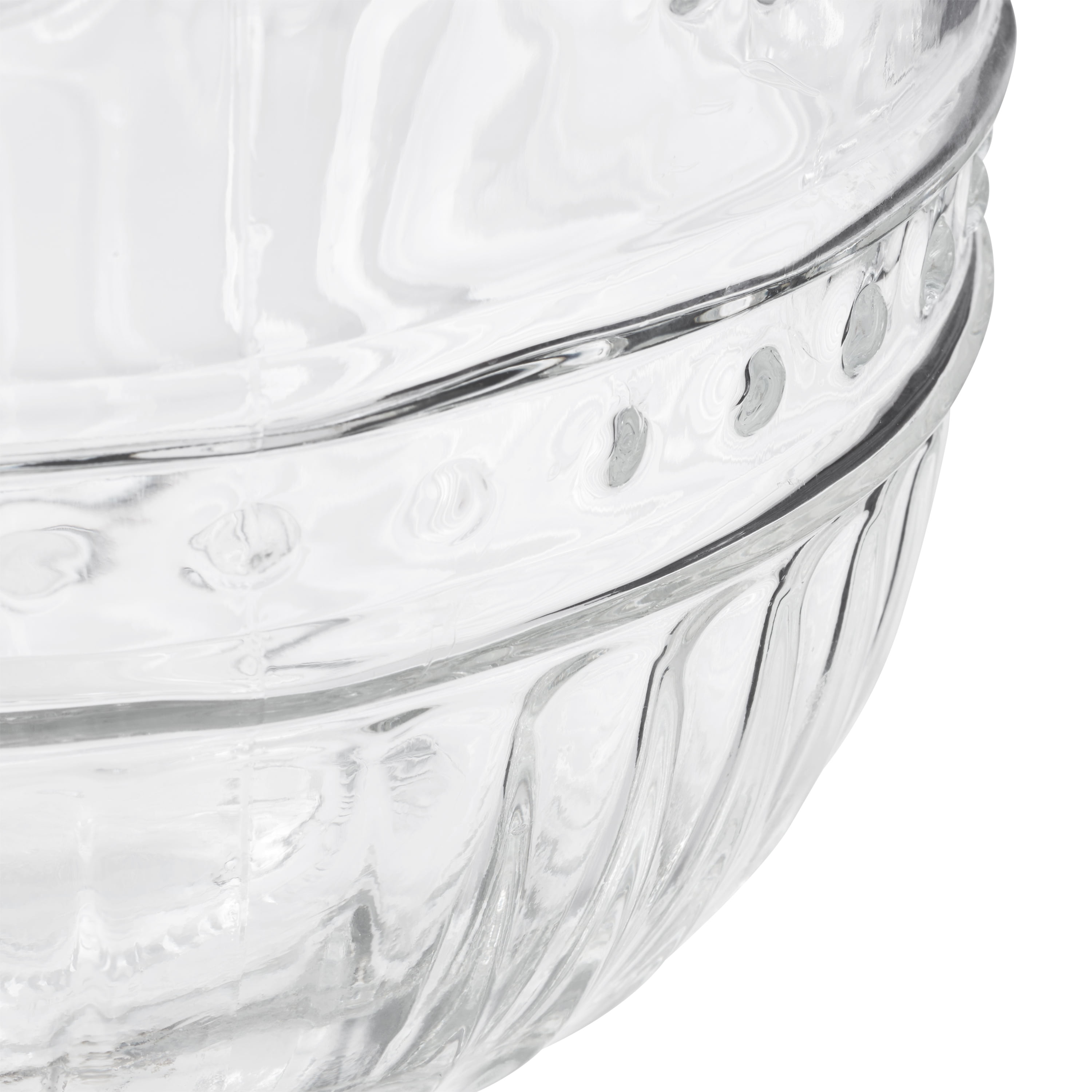 The Pioneer Woman Cassie Pattern 2-Gallon Clear Glass Beverage Dispenser