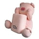 thumbnail image 2 of Caja de pañuelos de peluche suave para coche, bote de basura con bonitos animales de peluche, correas ajustables y servilletas. Cerdo, 2 of 9