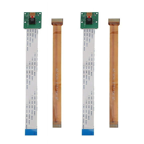 2X Camera Module Board 5MP Webcam for Raspberry Pi Zero with Zero/ Raspberry Pi 3 Model B /4B