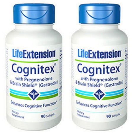 Life Extension Cognitex with Pregnenolone & Brain Shield Softgels, 90 Ct