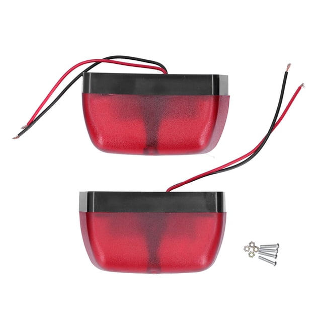 DC10?30V Luz de matrícula SMD LED IP65 Carcasa roja Universal para 12?24V Remolque Camión SUV