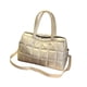 thumbnail image 4 of Bolso bandolera acolchado para mujer, informal y elegante, con correa ajustable para exteriores. Blanco, 4 of 9