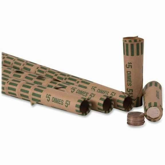 Coin-Tainer CTX23010 Nest Dime Coin Wrapper - Green