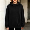 thumbnail image 2 of Vrorvz Full Zip Sweatshirt for Women Hoodies Long Sleeve Shirt Oversized Casual Fashion Jacket with Pocket, 2 of 5