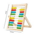 thumbnail image 3 of Abacus en Bois Classique Compter les Enfants Apprendre les Mathématiques pour les Tout-Petits Enfants, 3 of 9