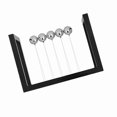 thumbnail image 1 of Pendulum Ball, Solid Metal Physics Science Toy with Nylon String and Piano Coated Frame, for Home Office Decor and Educational Desktop Ornament, 1 of 7