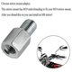thumbnail image 1 of 2 adaptadores para espejos retrovisores de motocicleta de 8 mm a 10 mm con rosca en sentido horario M10 10MM M8 8MM, 1 of 5