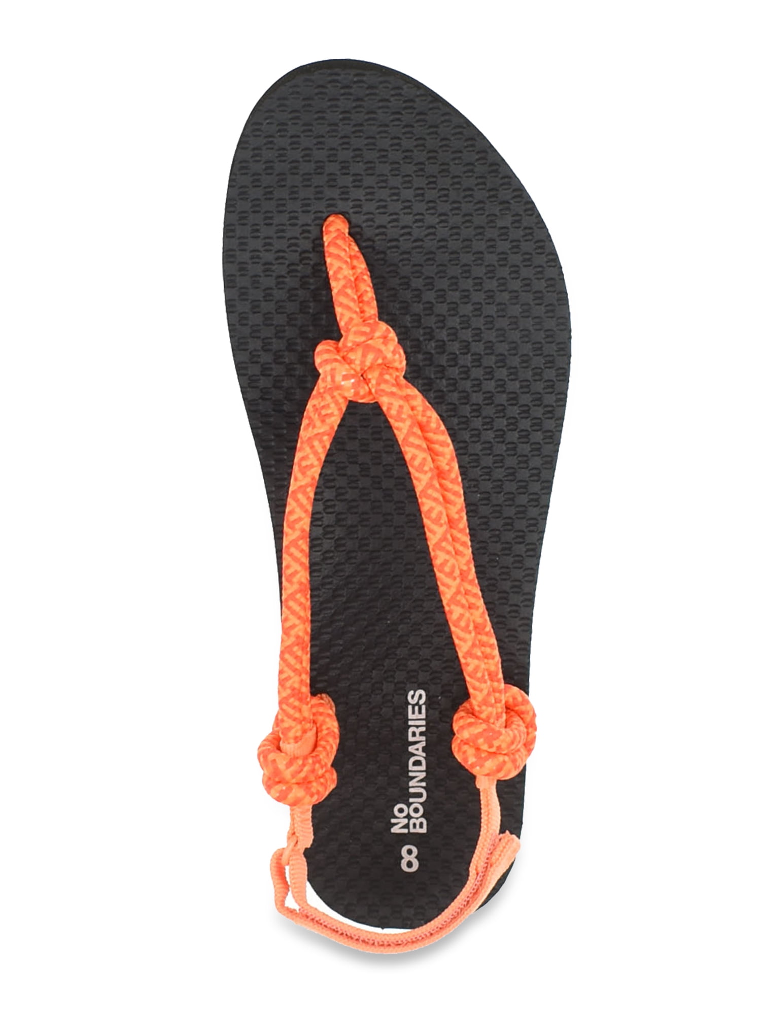 No Boundaries Women's Rope Thong Sandal
