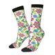 thumbnail image 1 of Fotbe Vector Mexican Otomi Style Bright Calcetas Largas con Estampado para Hombre y Mujer – Calcetas de Compresión Transpirables y Elásticas, Viajar y Uso Diario Talla 5-11, 1 of 6