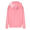 thumbnail image 7 of Womens Drawstring Hooded Sweatshirts, Hoodies for Women Fall Fashion Oversized Solid Color Long Sleeve Pullover with Pocekts, 7 of 7