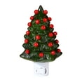 thumbnail image 2 of QIPOPIQ Ceramic Christmas Tree Night Light - Nostalgic, Decorative Bathroom Decoration, 2 of 8