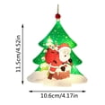 thumbnail image 3 of Binwennn Christmas Decorations LED Lights String Christmas Tree Pendants Snowman Atmosphere Lights Button Lights Glow in The Dark Birthday in The Dark Letters for Outdoor in The Dark Posters for Boys, 3 of 4
