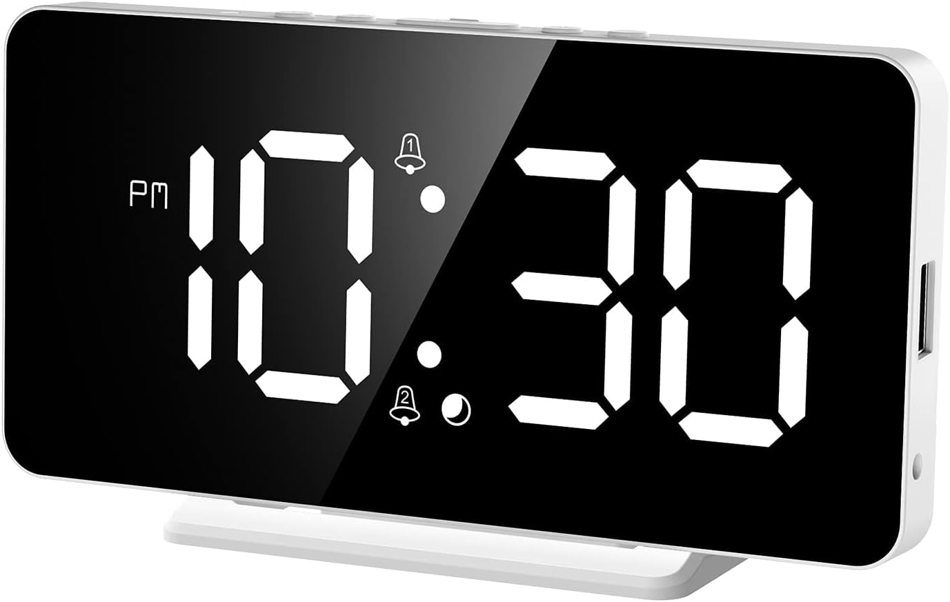Digital Alarm Clock, LED Alarm Clock with 6.5\\u2019\\u2019 Large