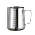 thumbnail image 5 of Yesbay 350ml Stainless Steel Latte Art Cup Drip-Proof Candle Making Pitcher High Temp Resistant Milk Coffee Cappuccino Latte Art Barista Steam Pitchers Milk Jug Cup, 5 of 7