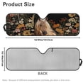 thumbnail image 7 of Yuyamidu Horse Windshield Sun Shade for 1997-2018 Jeep Wrangler TJ JK JKU, Colorful Flowers Sunshades Heat Shield for Women, 7 of 7