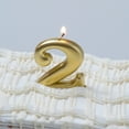 thumbnail image 2 of CANDLE #2 GOLD, 2 of 2