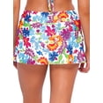thumbnail image 2 of Printed Sporty Skirted Bikini Bottom Swimsuit, 2 of 6