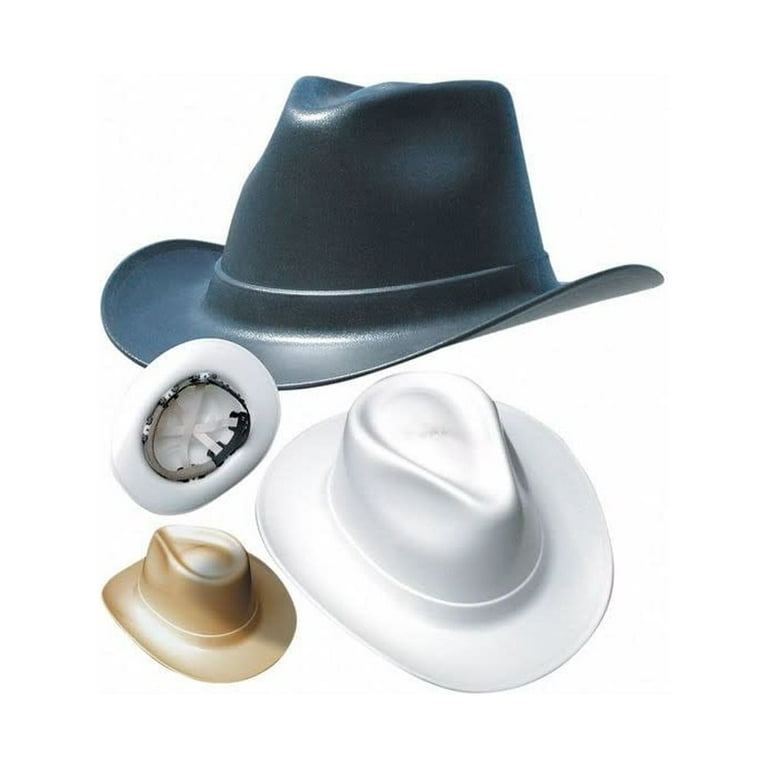 Occunomix Hard Hat White Vulcan Cowboy Style One Size Fits
