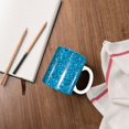 thumbnail image 4 of Yiaed Blue Glitter Print Ceramics Coffee,Large Handle Design,Extra Large Tea and Coffee Cup for Office and Home Mugs, 4 of 6