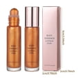 thumbnail image 3 of Body Care Body Oil Set Body Glitter Oil for Face & Body High Glossy Long Lasting Moisturizing Body Luminizer Glow Multi Purpose Body Glitter Oil Liquid(10ml), 3 of 8