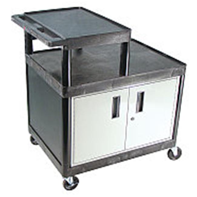 Luxor StandUp Overhead Projector Table with (Set of 4