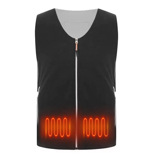 Chaleco Calefactor USB Chaquetas Calefactoras Eléctricas Invierno para Hombres Y Mujeres (XL)