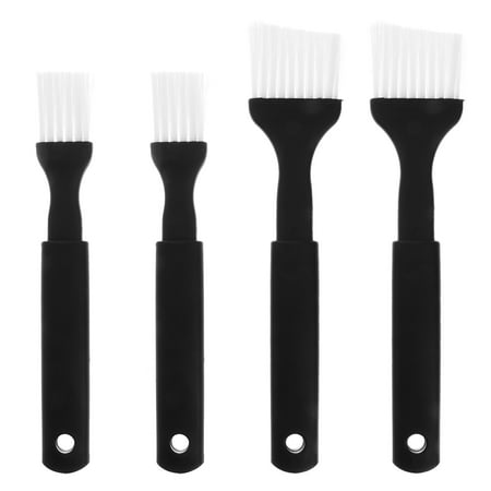

Tinksky 4pcs Nylon Bristle Pastry Brush Plastic Grip for Basting Baking Cooking Food Brush(2 Big Brushes 2 Small Brushes)