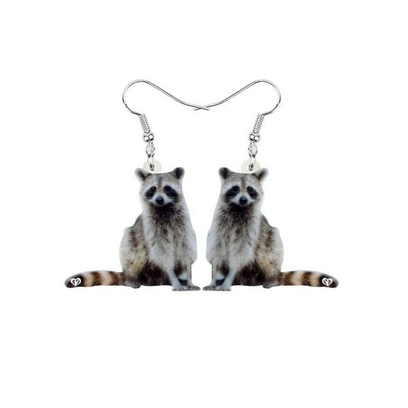 Raccoon Drop Earrings